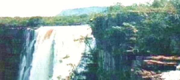 This is Aponguao Waterfall in the Grand Sabana