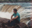 Sammy Bond at  Aponguao Waterfall